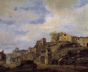 Jan van der Heyden Tiber Island Landscape France oil painting artist